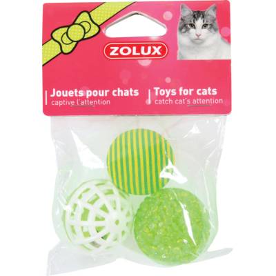 Zolux Sada loptičiek 3 ks 4 cm