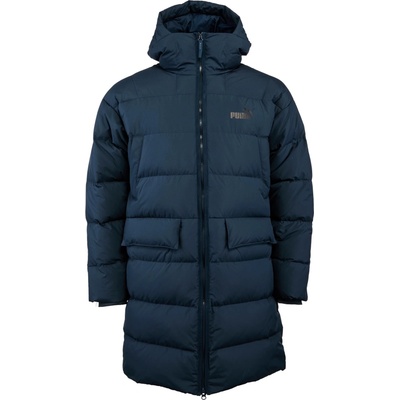 Puma PROTECTIVE HOODED DOWN COAT tmavo modrá