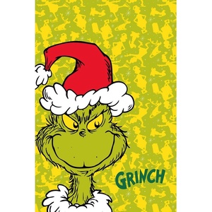 Jerry Fabrics Зелено бебешко одеяло от флийс 100x150 cm Grinch - Jerry Fabrics (26BL117)