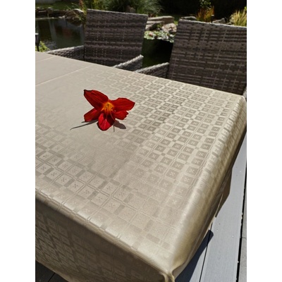 Top textil PVC ubrus zlatý 120x140 cm
