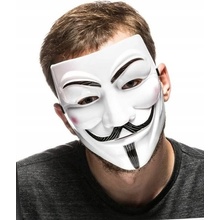 Maska Anonymous V ako Vendetta perleťová