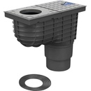 Haco Lapač strešných vôd univerzálny LSVU DN 125/110 čierny