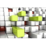 DIMEX ART Флизелинов фототапет 3d кубчета 375 x 250 см