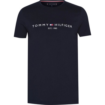 Image 1 of Tommy Hilfiger Тениска Tommy Hilfiger Logo Crew Neck T Shirt - Sky Captain 403