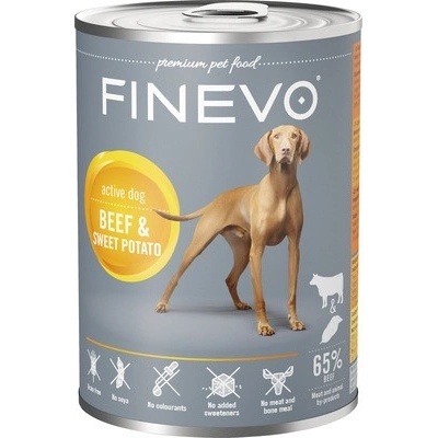 Finevo Active Dog hovädzie a sladké zemiaky 400 g