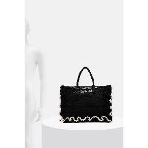 TWINSET шопинг чанта дамска от сплетена материя (261TD8290)