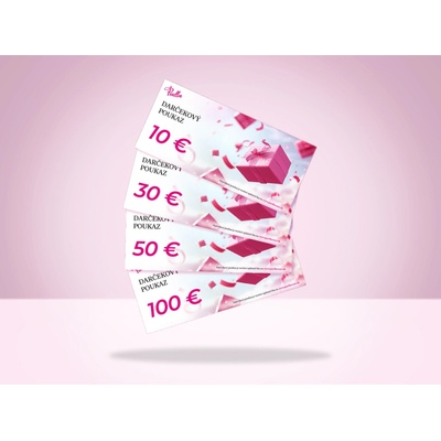 Puella darčekový poukaz Variant: Darčekový poukaz 10 €