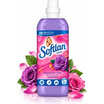 Softlan Bouquet der Dufte Rose Aviváž s éterickými oleji z květů růže 650 ml