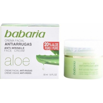 Babaria Aloe Vera pleťový krém s aloe vera (Anti-Wrinkle Face Cream with Aloe Vera) 50 ml