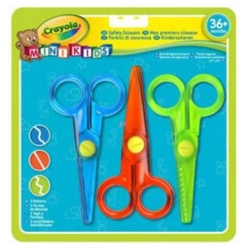 Crayola Mini Kids: комплект от 3 пластмасови ножици