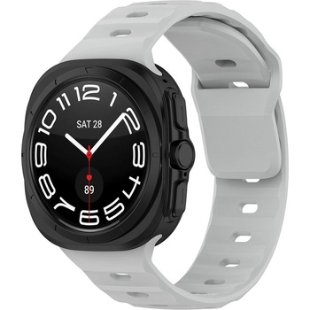 Techsuit Силиконова каишка за Samsung Galaxy Watch Ultra 47мм (сив) - Techsuit W055 Silicone Strap (KF2334749)