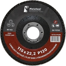 Molatool Lamelový brusný kotouč 115 mm P120 K115-P120