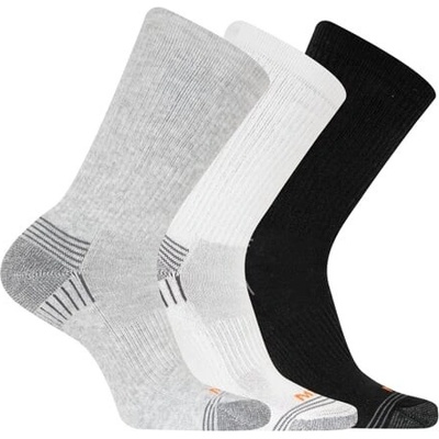 Merrell športové ponožky Recycled Everyday Crew 3 páry čierne/sivé/biele