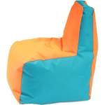 PUFRELAX Пуф стол за деца 2-8 г. , 120л. Sunlounger Junior - Panama Risen Shine, Водоустойчив, Перящ се калъф, Пълнеж от Полистиролни перли (PUF-G-SJ-PEX-RIS) - topmall