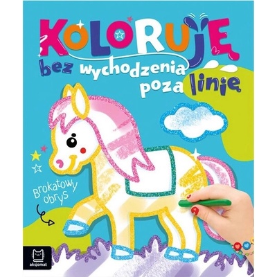 Omalovánky s třpytivými obrysy s koněm