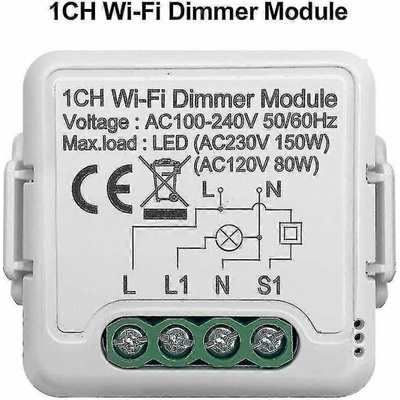 Chytrý WiFi/Zigbee stmievací vypínač Wi-Fi 1