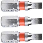 Fortum Комплект от 3 плоски накрайника FORTUM, 4 x 25 мм, S2 4741104 (4741104)