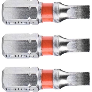 Fortum Комплект от 3 плоски накрайника FORTUM, 4 x 25 мм, S2 4741104 (4741104)