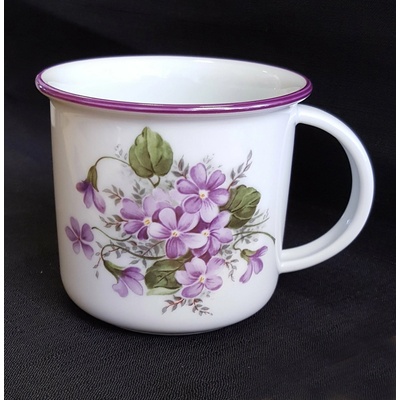 Hrnček Tina 0,25l FIALKY Český porcelán Dubí