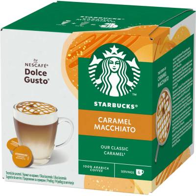 Starbucks Кафе капсули STARBUCKS - Caramel Macchiato, 6 напитки (12607113)