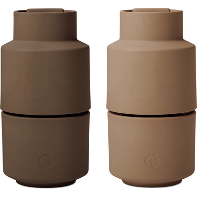 Crushgrind Мелнички за сол и пипер Billund кафяво и цвят канела 2 бр (060300-4002)