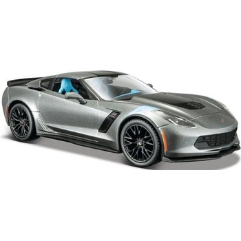 Maisto - 2017 Corvette Grand Sport, метално сиво, 1: 24