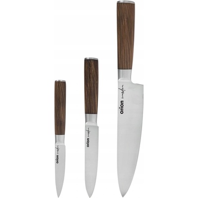 Orion Sada kuchynských nožov Wooden 3 ks