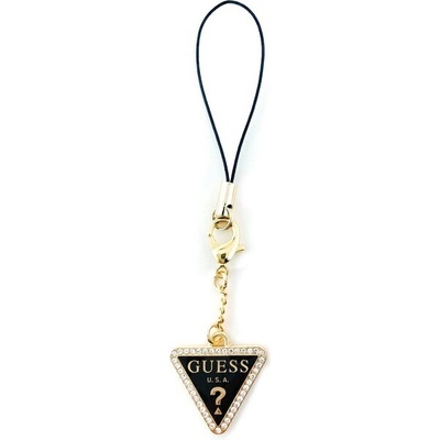 Guess Strass Triangle Metal Logo přívěsek – Zboží Živě