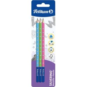 Pelikan Trio Silverino 3 бр. /бр. графитен молив HB 00811149 (00811149)