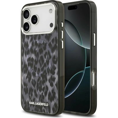 KARL LAGERFELD IML Leopard MagSafe Задний Чехол за iPhone 17 Pro Max Grey Karl Lagerfeld | Siv | ЖЕНИ | UNI