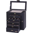 Gaira šestipatrová šperkovnice Rowling 9033 10 černá