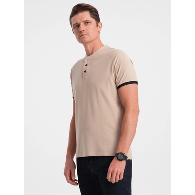 Ombre Clothing Бежова мъжка поло риза Ombre Clothing Ombre Clothing | Bezhov | МЪЖЕ | S