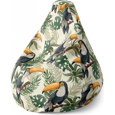 Sablio Sedací vak Pear Tukan Sablio 70 x 95 x 15 cm