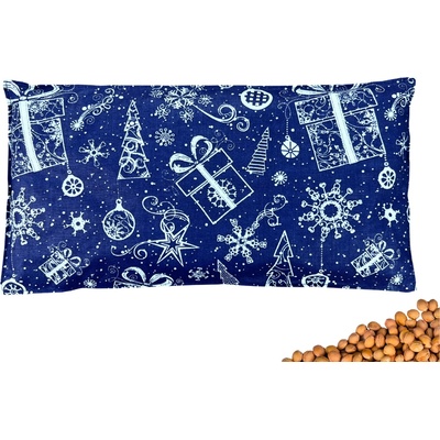 VFstyle nahrievací vankúšik s čerešňovými kôstkami 30x15 cm Gifts modré