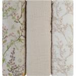 KikkaBoo Комплект 3 бр муселинови пелени 75х75 см Secret Garden Beige (31103010107)