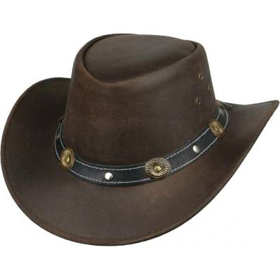 Scippis Kids Hat kožený hnědý