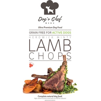 Dog's Chef Grass fedLamb with Pomegranate & Broccoli Active Dogs 12 kg