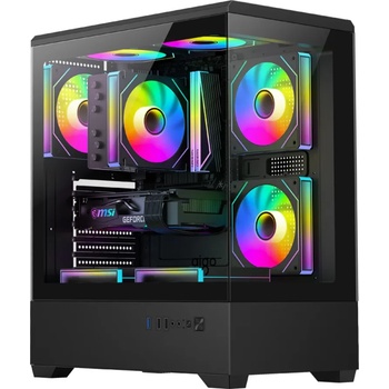 Image 1 of darkFlash C365 black + 5 fan
