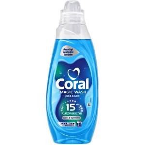 Coral Magic Wash течен препарат за спортни дрехи 21 пранета