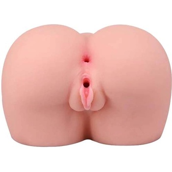 Mistress Реалистичен мастурбатор - вагина и анус Кибер кожа "little white ass" 24 х 25 см