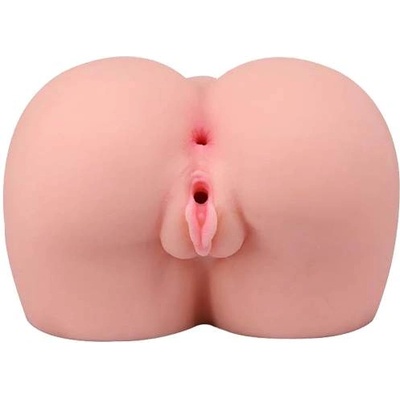 Mistress Реалистичен мастурбатор - вагина и анус Кибер кожа "little white ass" 24 х 25 см