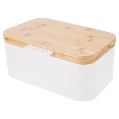ORION Chlebovka 30 x 19,5 x v.14,5 cm WHITELINE, plech/bambus