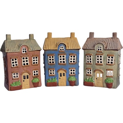 EGO Decor Keramický svícen DOMEČEK Provence, truhlík, květináč, 16x23x10,5cm Barva: Růžová – Sleviste.cz