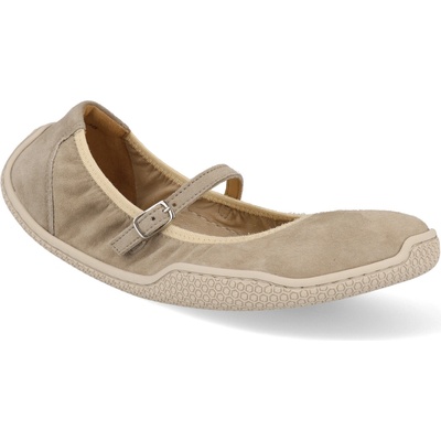 Barefoot baleríny Koel Valeria II Suede Taupe