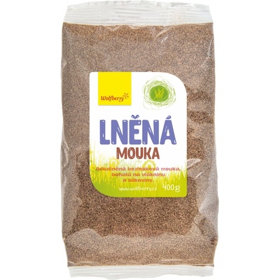 Wolfberry Lněná mouka 400 g – Zboží Dáma