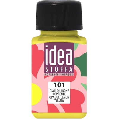 Maimeri Idea Stoffa Боя за плат Opaque Lemon Yellow 60 ml 1 бр (M5014101)