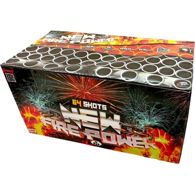 Kompaktní ohňostroj 64 ran 30 mm New Fire Power