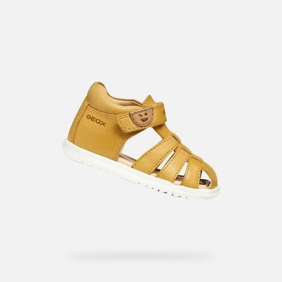 Geox Жълти детски сандали за първи стъпки Geox Sandal Macchia Geox | Zhalt | Момчешки | 18