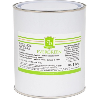 Evergreen di Pietro Bonaccorso 100% Oriešková pasta 1 kg