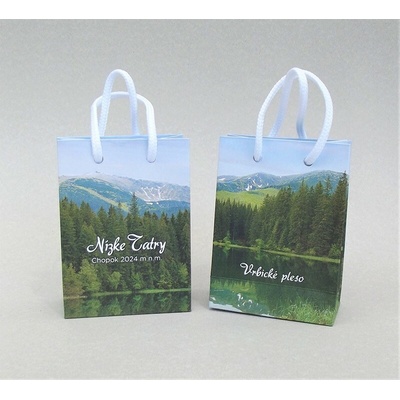 Nízke Tatry-Chopok, papierová taška 8x11x4cm (XS)